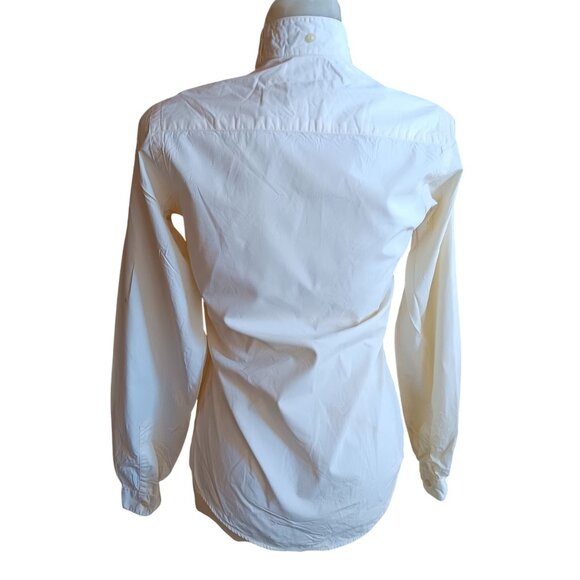 sz 6 Nantucket True Vintage 1950's Cotton Button-Up Collared Sailing Yacht Club - Picture 5 of 10